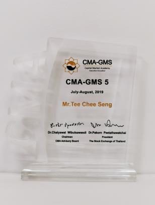 CMA-GMS 5 – Capital Market Academy 2019