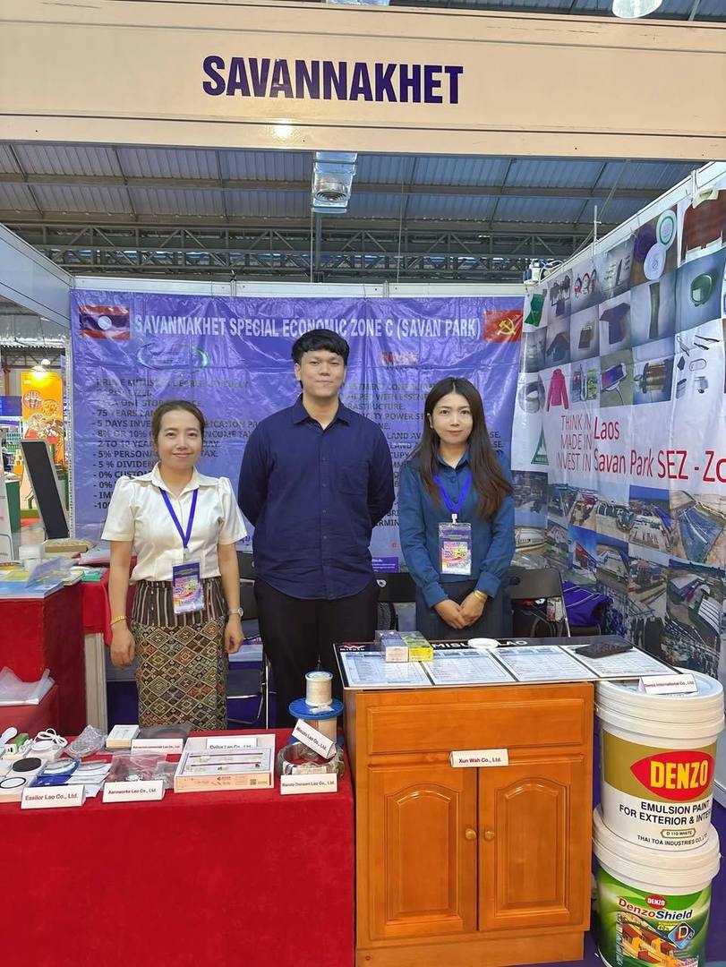 Savan Park is showcasing Lao productions at the 6th Ho Chi Minh Friendship City and Savannakhet Exhibition