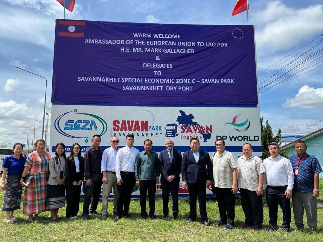 On 15th Aug 2025, the visit of the Ambassador of the European Union to Lao PDR, H.E Mr. Mark Gallagher visited Savannak…