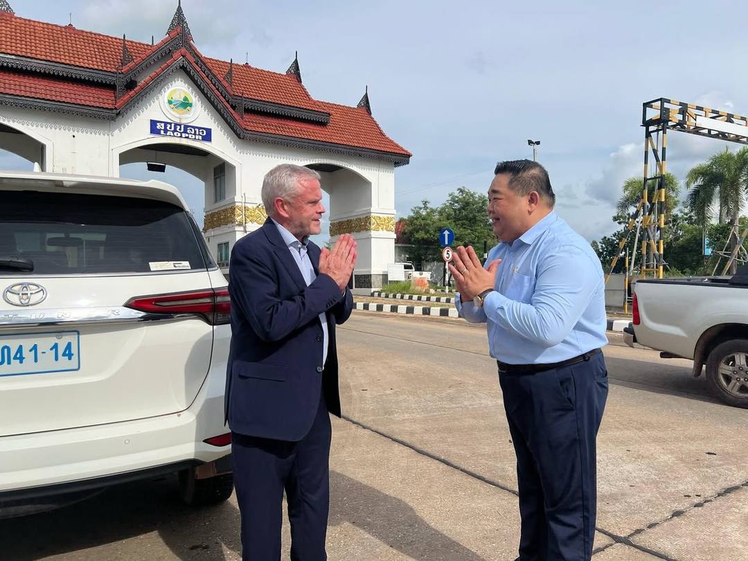 On 15th Aug 2025, the visit of the Ambassador of the European Union to Lao PDR, H.E Mr. Mark Gallagher visited Savannak… — 2