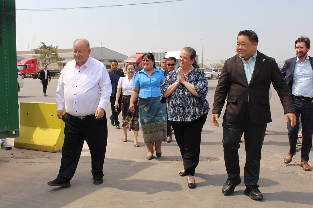 The U.S Ambassador to Lao PDR, Ms. Heather Variava visited Savannakhet Special Economic Zone C - Savan Park & Savannakh… — 1