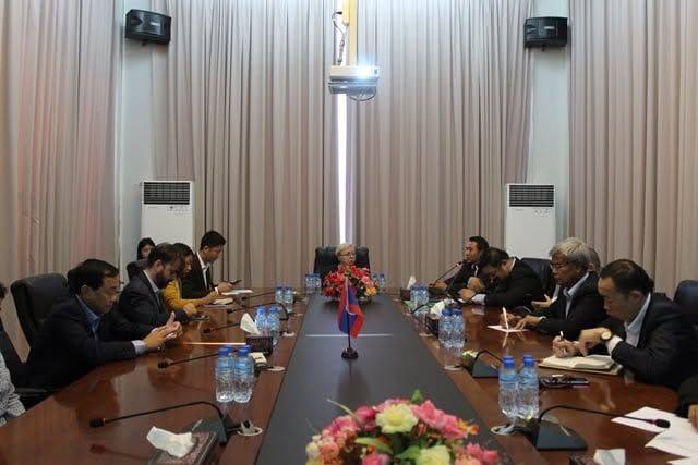 Visit of The Ambassador of The European Union to Lao PDR H.E. Mrs. Ina Marciulionyte & Delegates to Savan Park & Savann… — 2