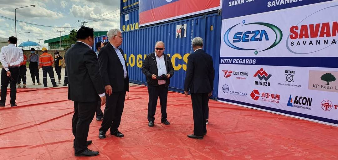 The visit to Savan Park and Savannakhet Dry Port by H.E. Dr. Peter M. Haymond, the Ambassador of United States of Ameri… — 3