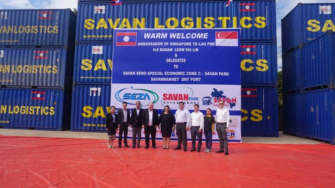 H.E MDM Leow Siu Lin Singapore Ambassador to Lao PDR visited Savan Park and Savannakhet Dry Port — 2